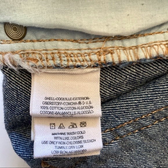 Free People Embroidered Jean Shorts | Size 27 - Picture 6 of 7